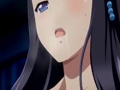Brunette Hair close to hentai large boobs shafting