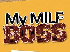 Sexy Squirting MILF Boss Rewards Her Employee